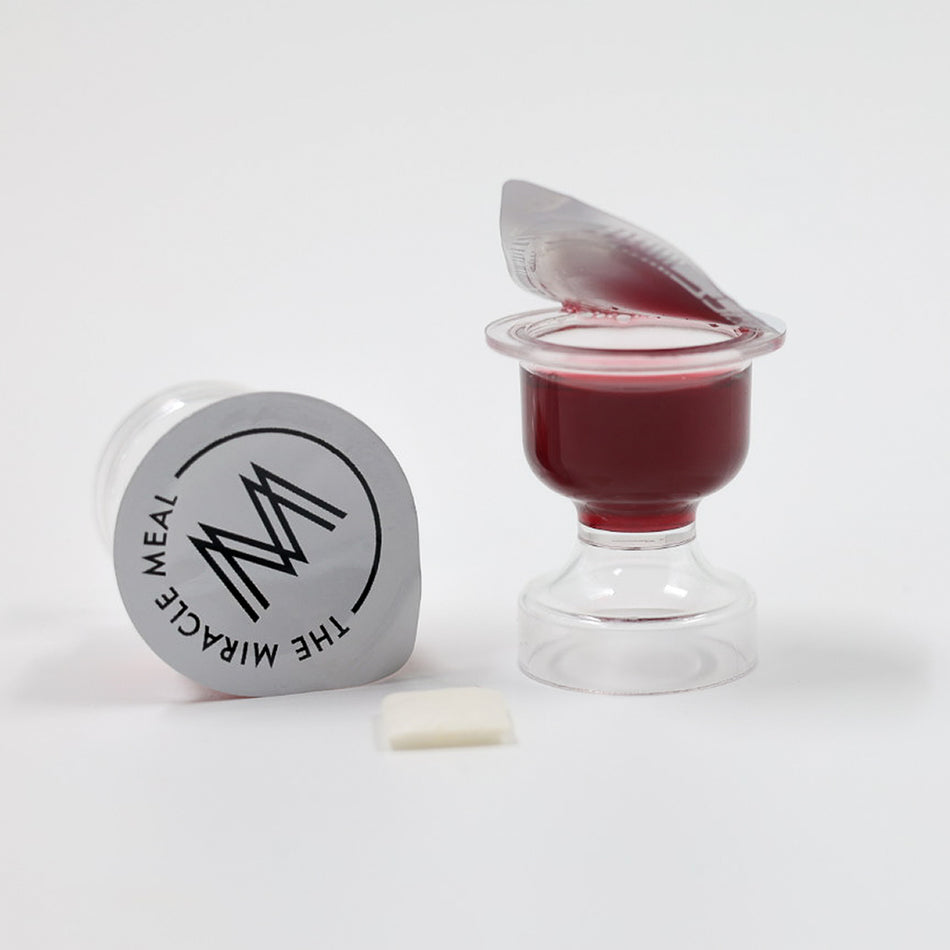 The Miracle Meal Chalice Pre-filled Communion Cups: 100% Concord Grape Juice & Gluten-Free Wafer