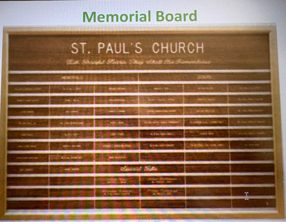 Memorial Board