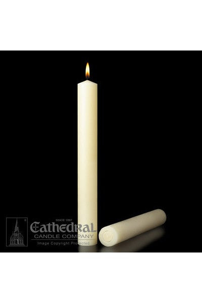 2 1/4" Diameter 100% Beeswax Altar Candle by Anchor Christian Distributors