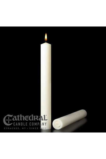 1-3/4" Diameter 51% Beeswax Altar Candle by Anchor Christian Distributors