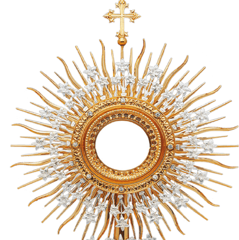 Monstrance - 24k Gold Plated