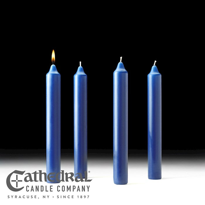 Advent Candle-4 Sarum (1 1/2" x 12")-Stearine/PE