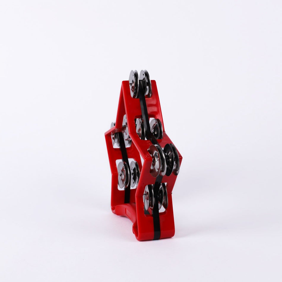 Tambourine Star Red 8 3/4" X 7 1/4"