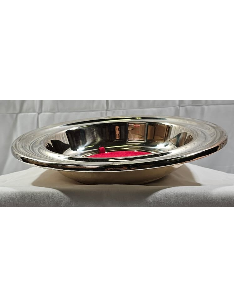 Deluxe Metal Offering Plate - Chrome by Artistic