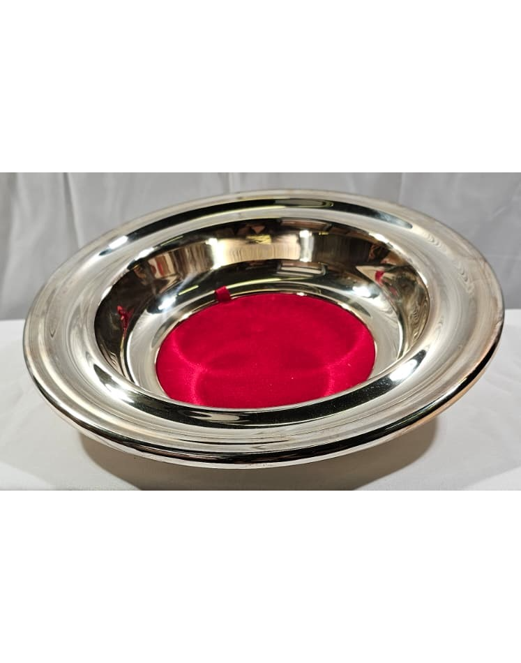 Deluxe Metal Offering Plate - Chrome by Artistic