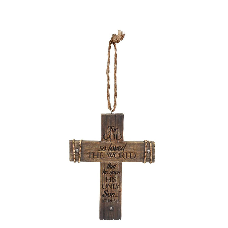 Christmas Ornament Rugged Cross Resin by Dicksons
