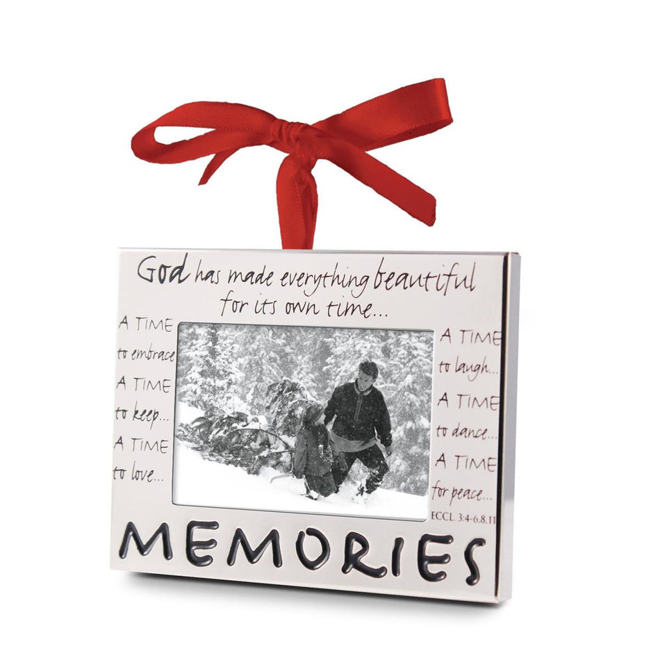 Christmas Ornament Memories Frame Metal by Dicksons