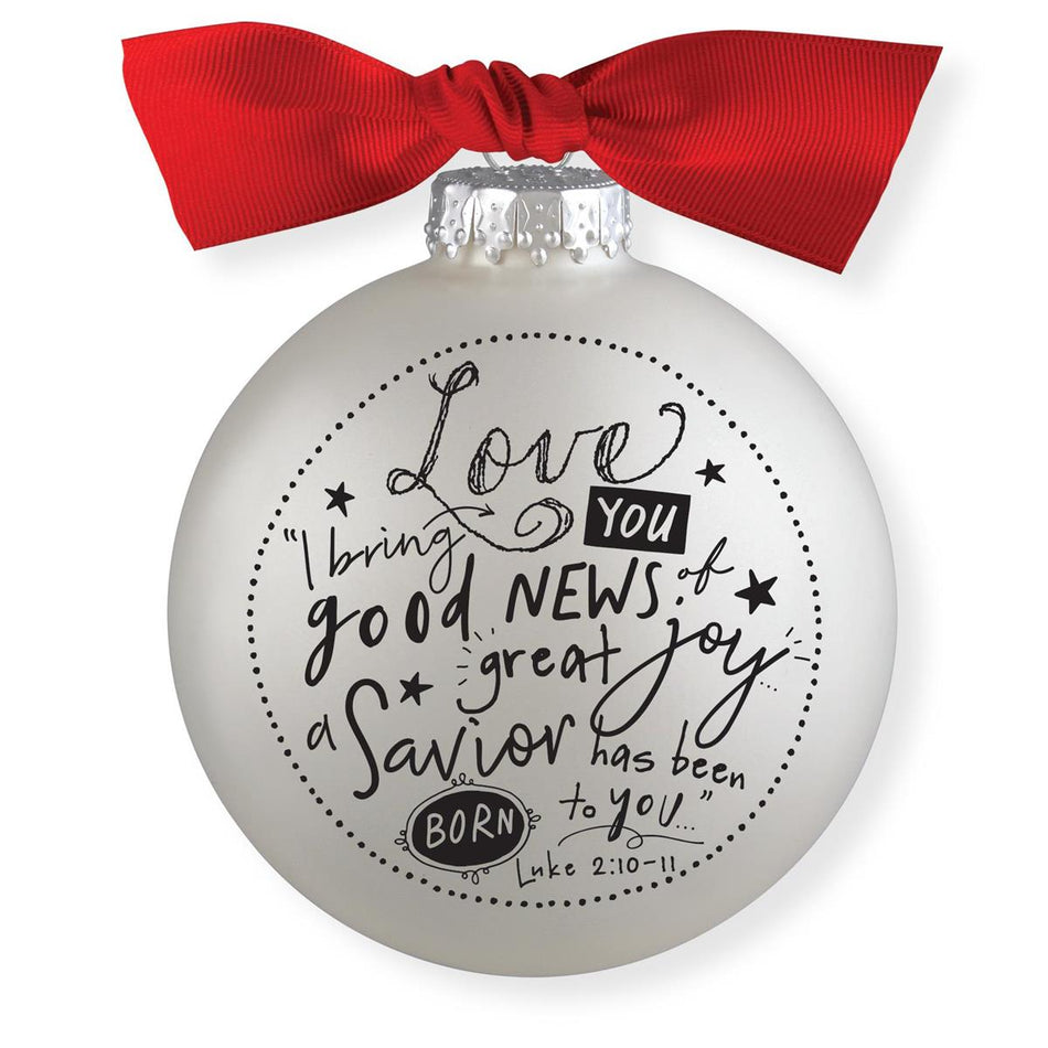 Christmas Ornament Love News Bauble 4" by Dicksons