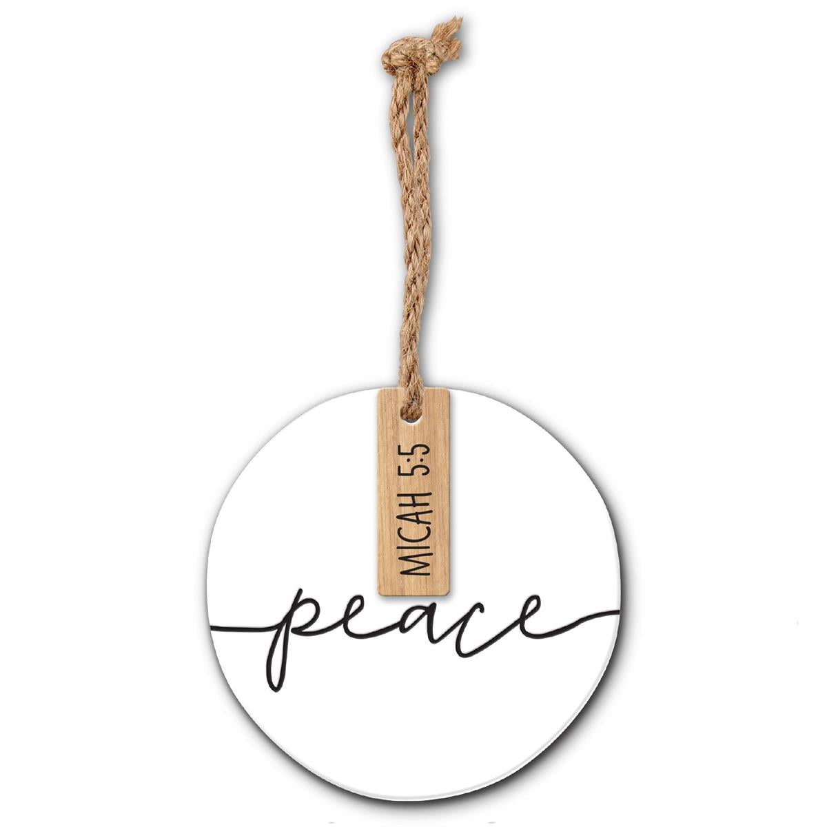 Christmas Ornament Simply Peace by Dicksons