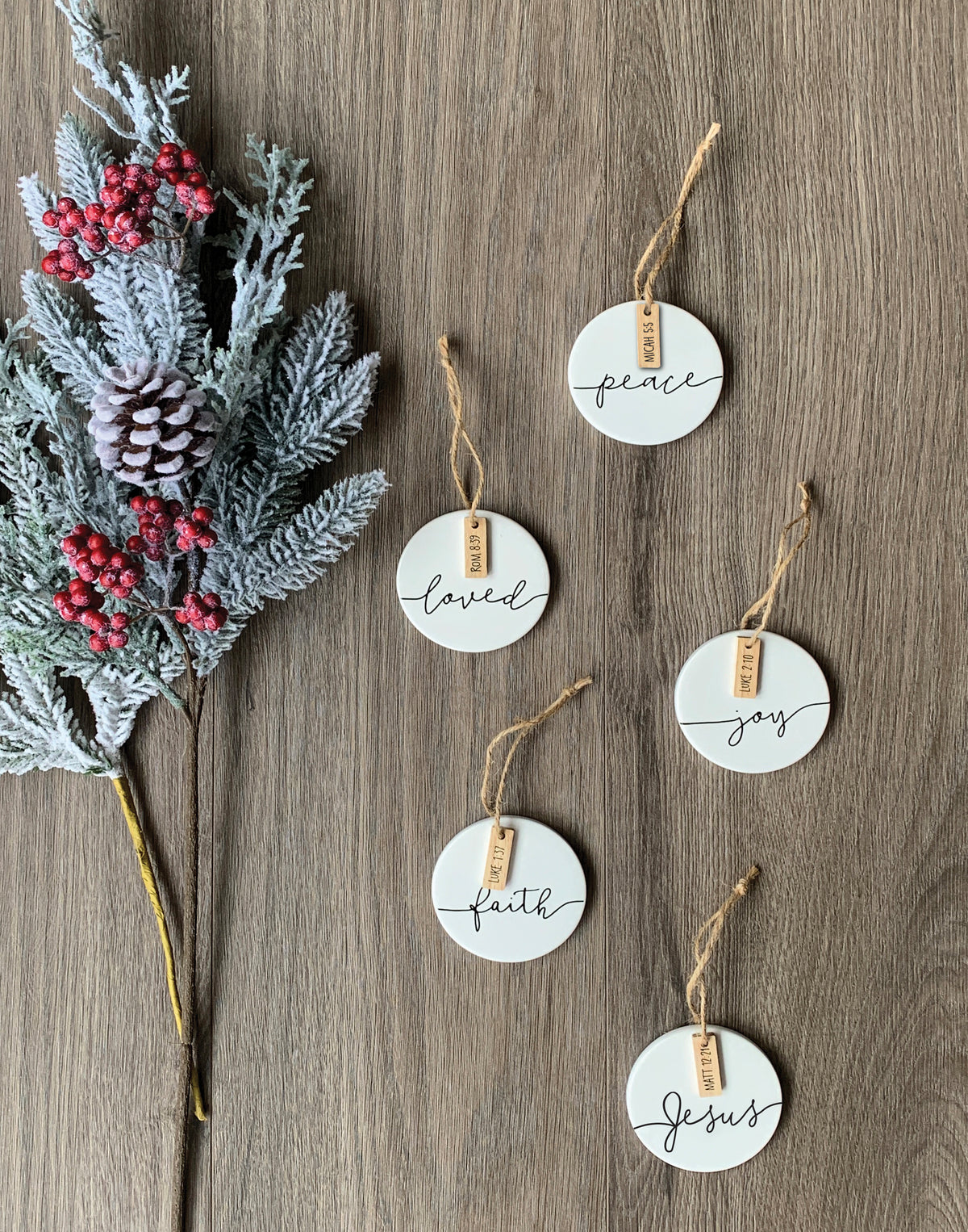 Christmas Ornament Simply Peace by Dicksons, product view 5