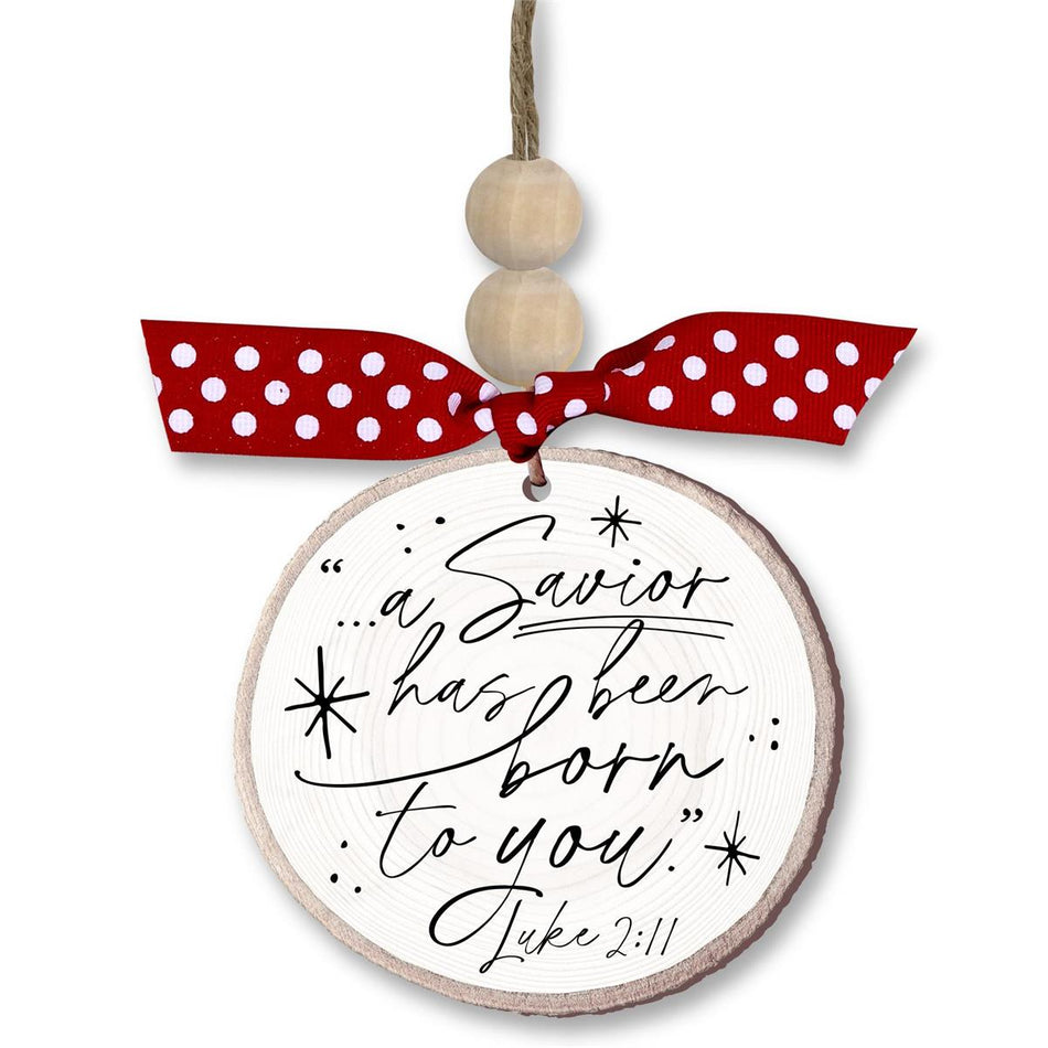 Christmas Ornament Rustic Tree Savior by Dicksons
