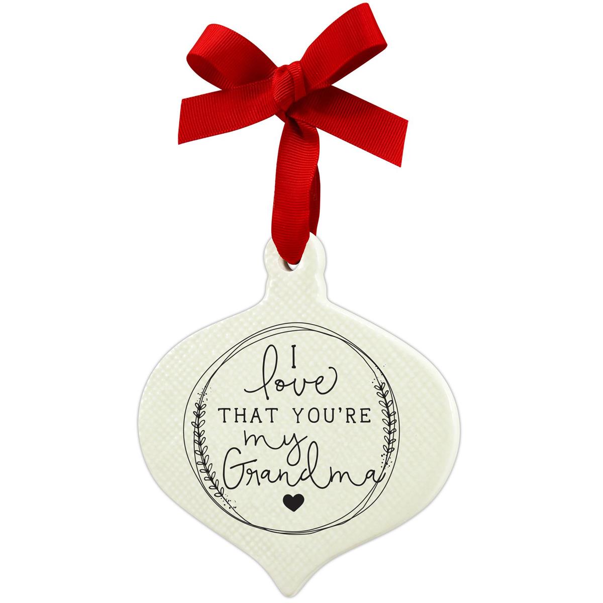 Ornament Doodle Grandma Ribbon Hang by Dicksons