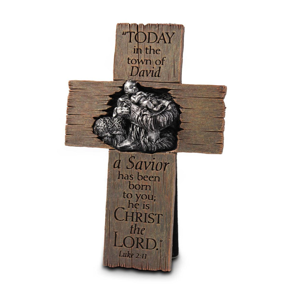 Cross Savior Is Born Luke 2:11 by Dicksons