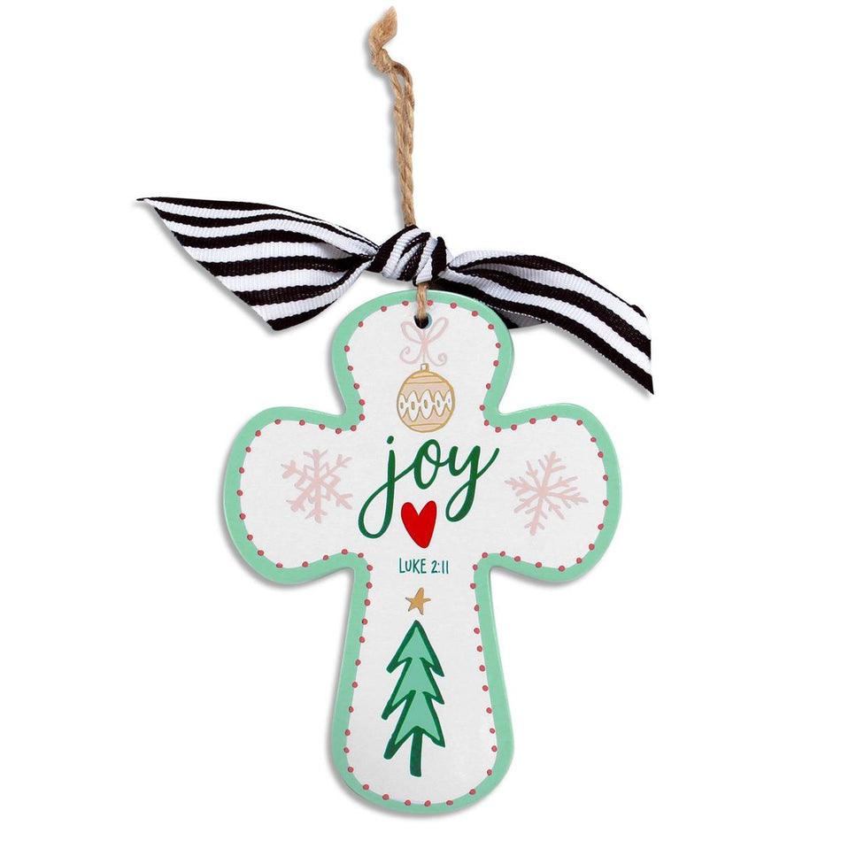Christmas Ornament Joy Merry Bright by Dicksons