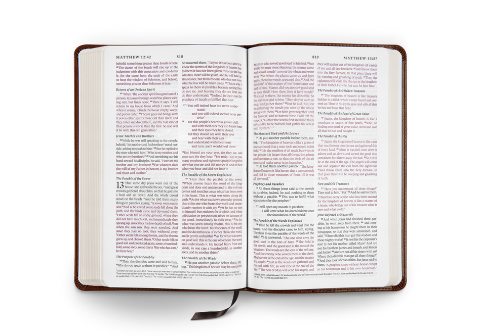 ESV Thinline Bible, Red Letter – Leather (9798874903633) by Crossway, product view 2