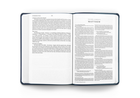 ESV Gift and Award Bible – Imitation Leather (Blue Trutone) by Crossway, product view 2