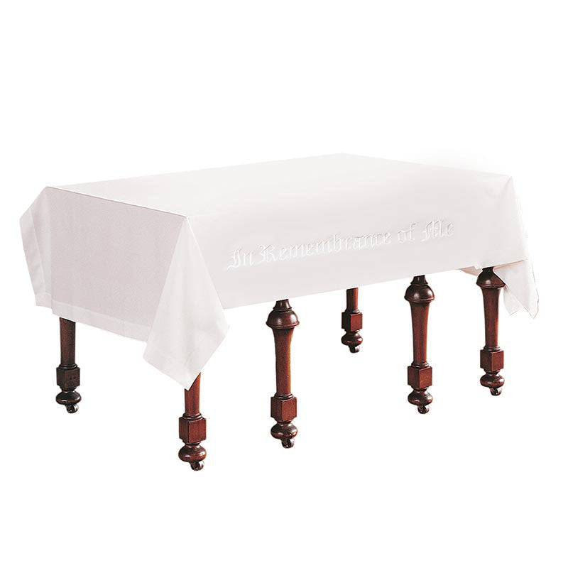 Communion Table Cloth - In Remembrance of Me by Christian Brands