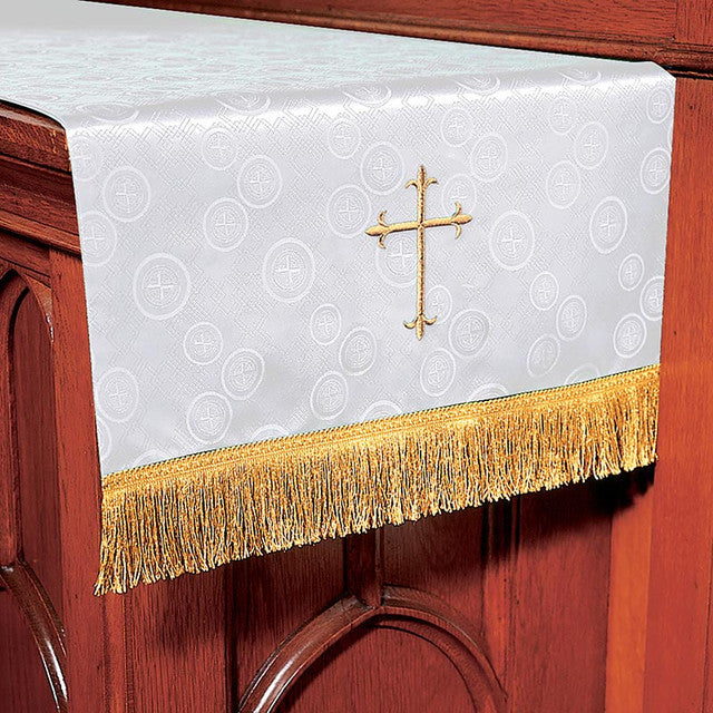 Millenova Communion Table Runner, Pulpit Scarf, Bible Marker & Flower Stand Cover