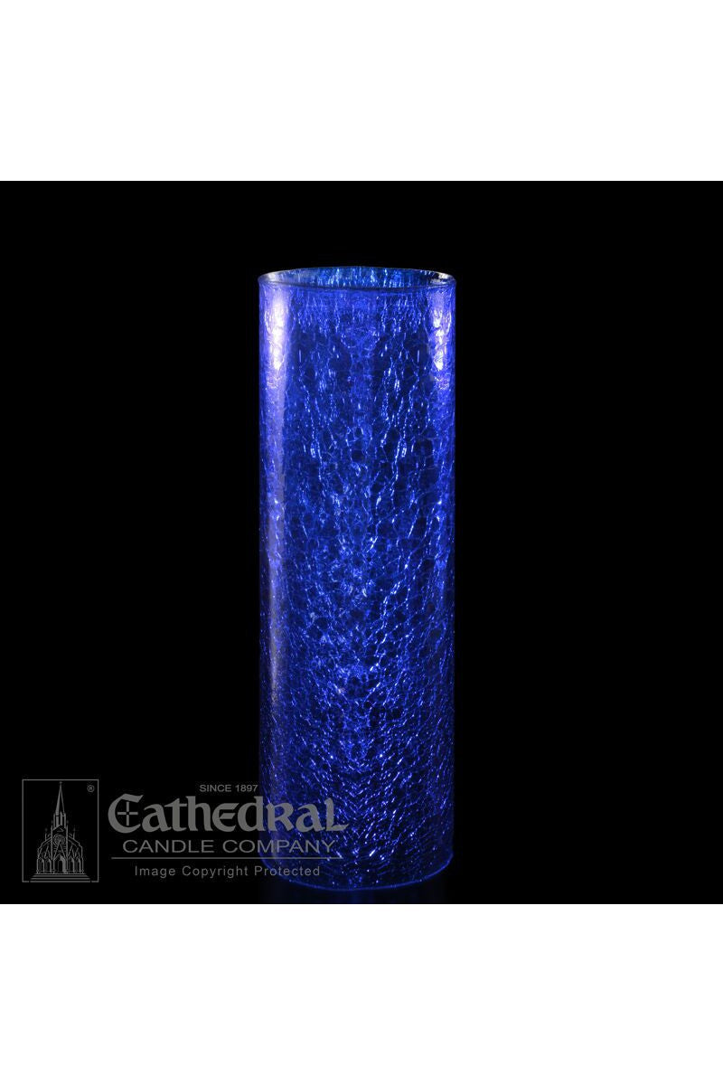 14-Day Blue Crackle Sanctuary Globe by Anchor Christian Distributors