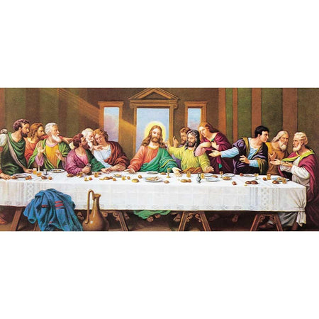 Mounted Print Last Supper 30x14 by Dicksons