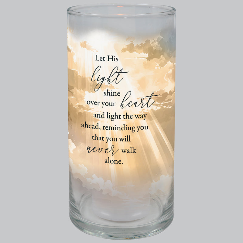 "His Light" Hurricane Candle by Anchor Christian Distributors