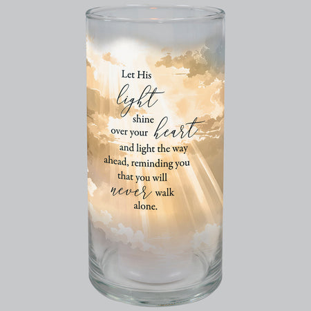 "His Light" Hurricane Candle by Anchor Christian Distributors