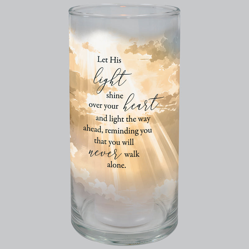 "His Light" Hurricane Candle by Anchor Christian Distributors