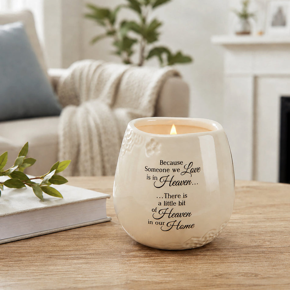 Heaven In Our Home 8 oz - 100% Soy Wax Candle Scent: Tranquility by Anchor Christian Distributors, product view 2
