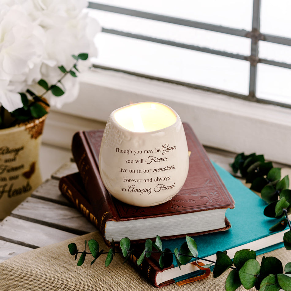 Amazing Friend 8 oz - 100% Soy Wax Candle Scent: Tranquility by Anchor Christian Distributors, product view 2