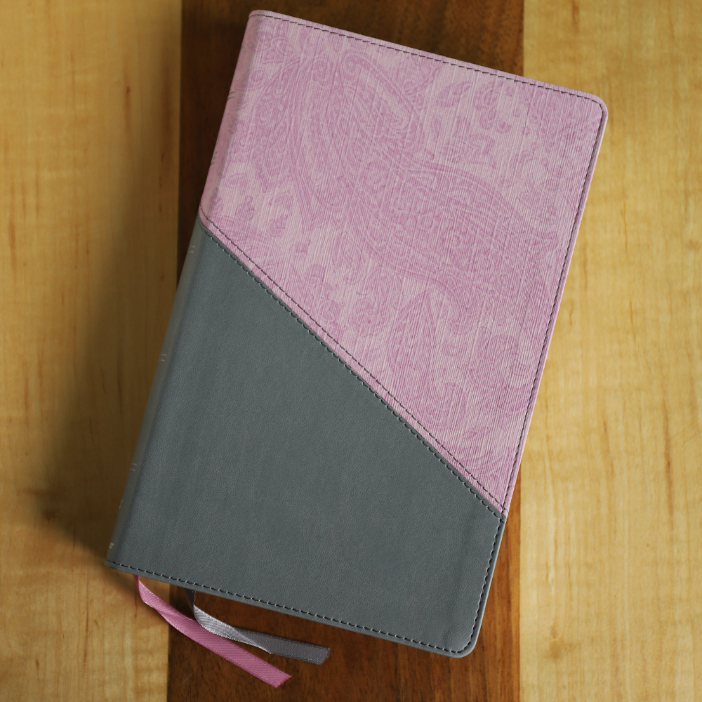 NIV, Personal Size Bible, Large Print, Red Letter Edition, Comfort Print – Leathersoft™ Large Print, product view 4