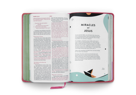 ESV Kid's Bible, Thinline, Red Letter – Leather by Crossway, product view 2
