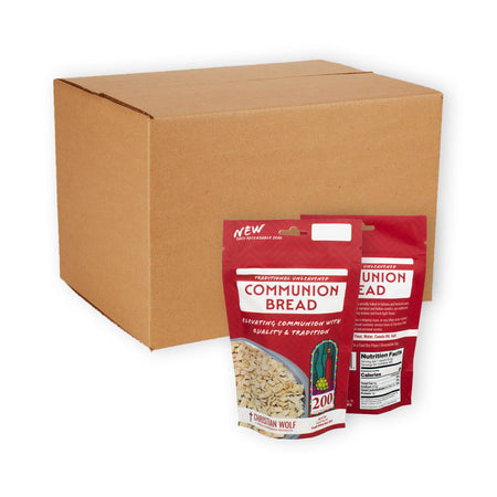 World Communion Products Unleavened Bread 200 Count bag Case of 24