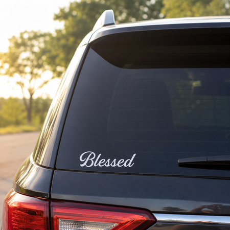 Vinyl Blessed Decal by Swanson Christian Products