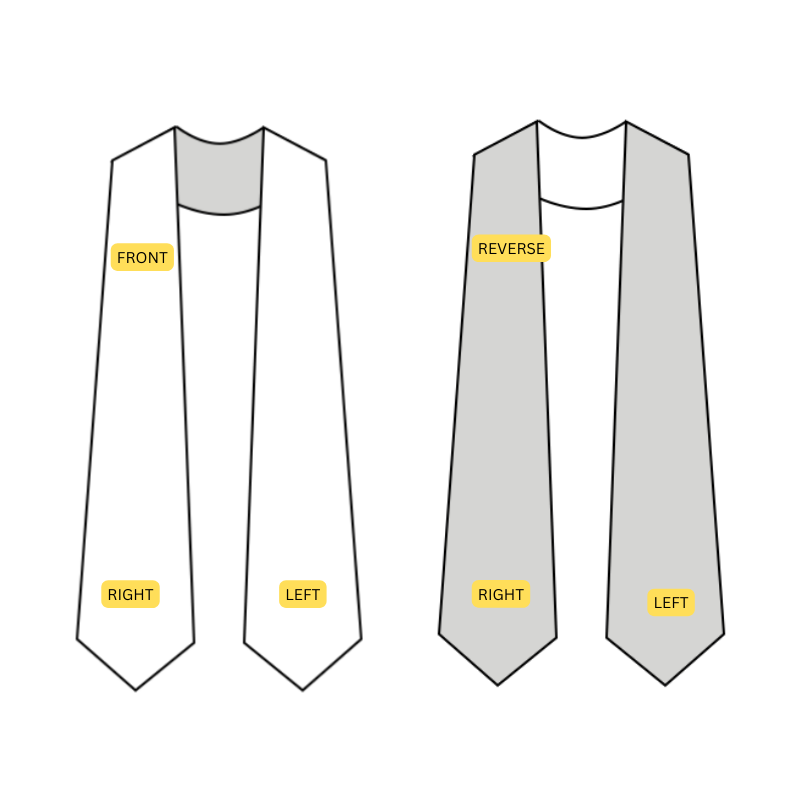 Custom Choir Stole - 202 by Christian Brands, product view 2