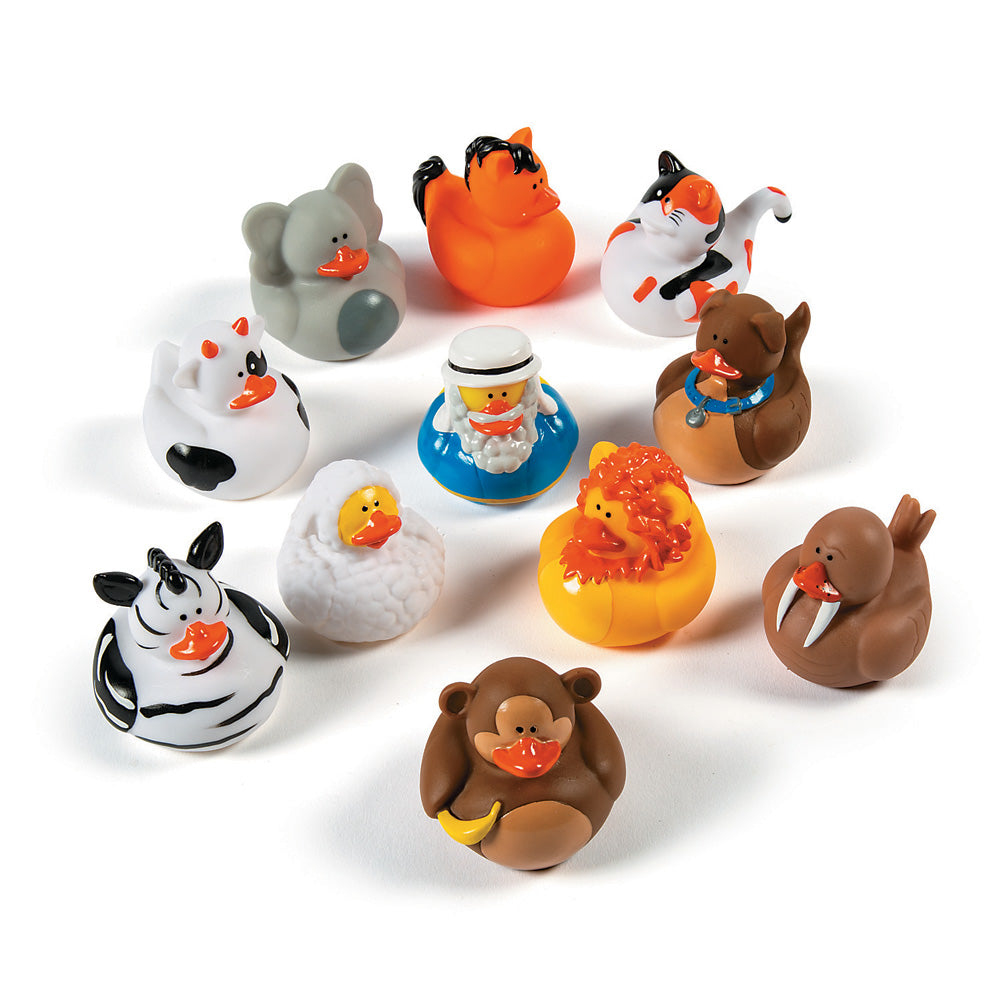 RUBBER DUCKS NOAH'S ARK SET 21CT