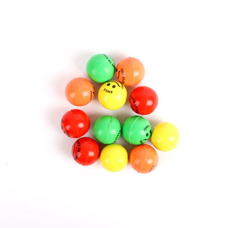 BOUNCING BALL SMILE GOD LOVES YOU ASSTD COLOR 12 CT