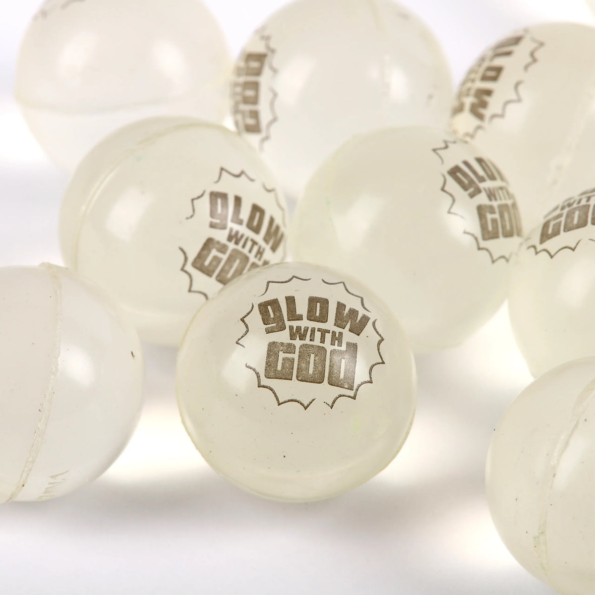 BOUNCING BALL GLOW WITH GOD GLOW 12 CT