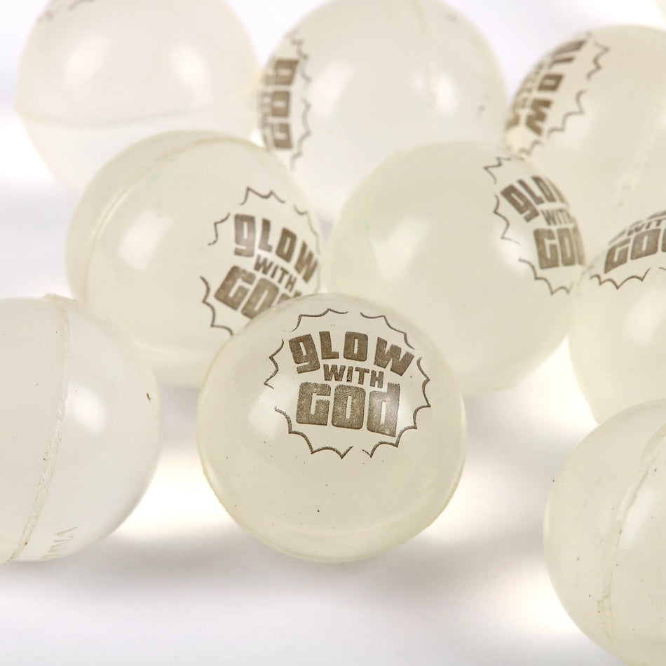 BOUNCING BALL GLOW WITH GOD GLOW 12 CT