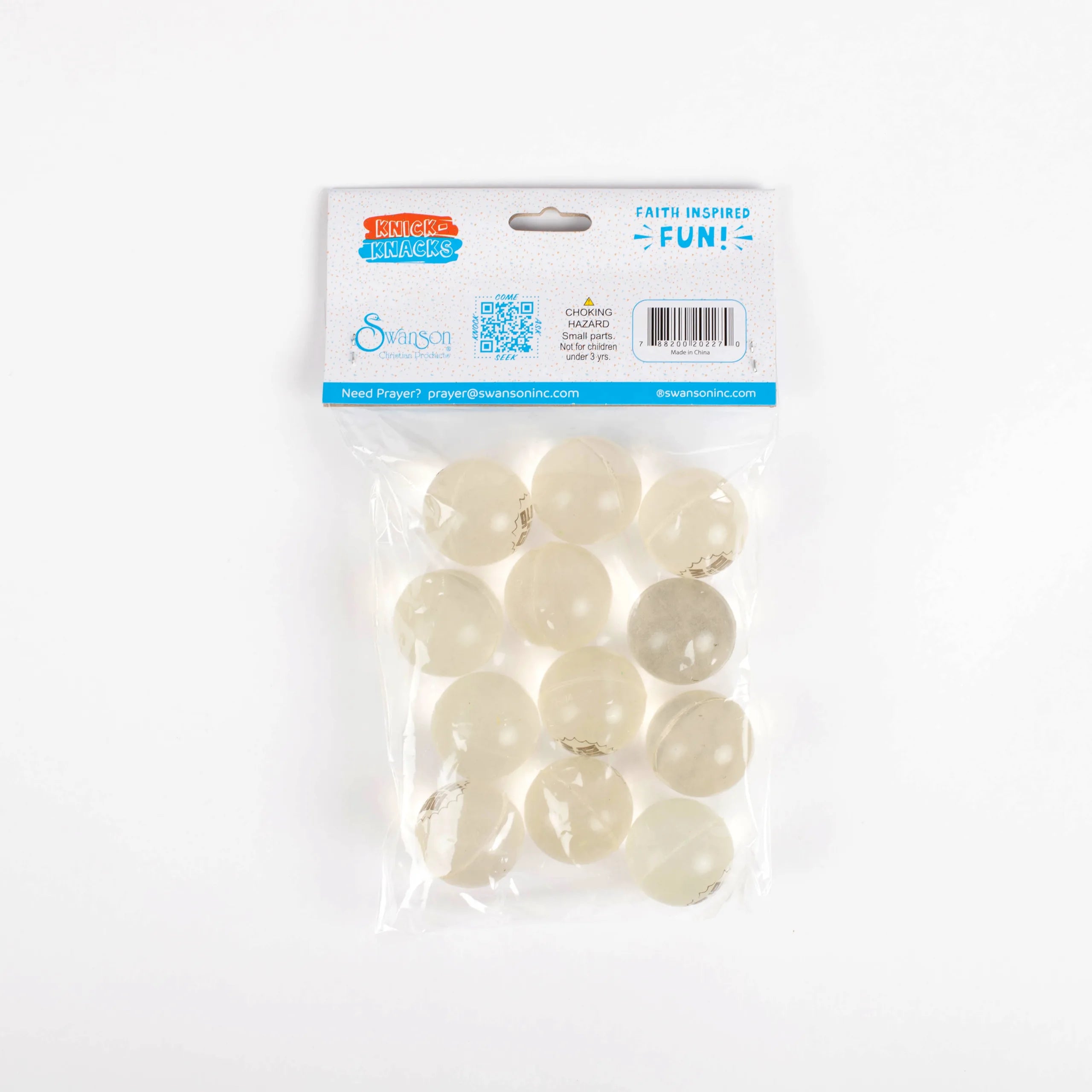 BOUNCING BALL GLOW WITH GOD GLOW 12 CT