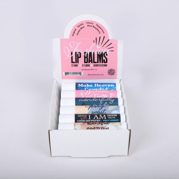 LIP BALM DISPLAY 2 EA OF 6 ASSORTMENT 12