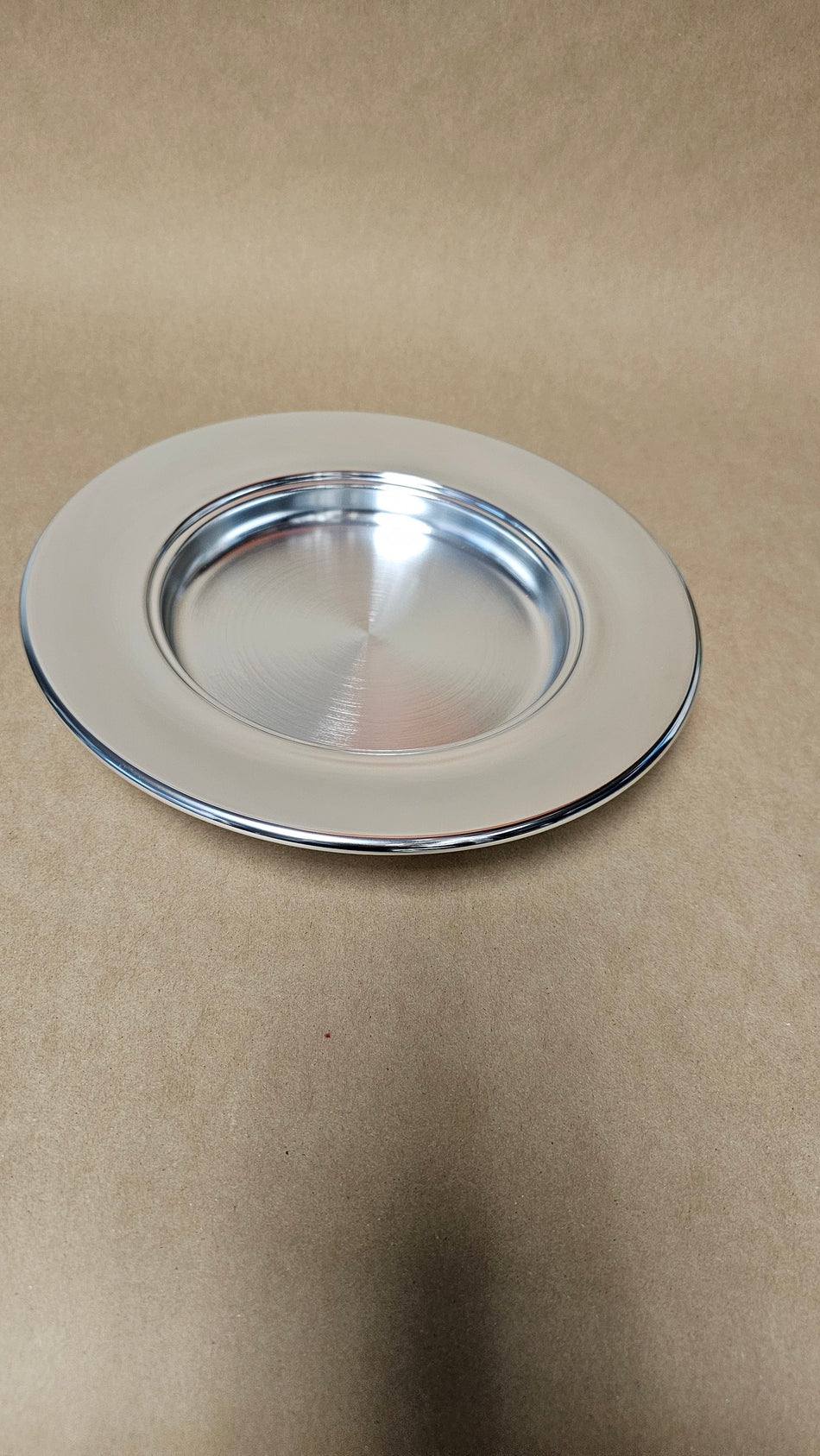 Silverton Aluminum Stacking Bread Plate by Artistic