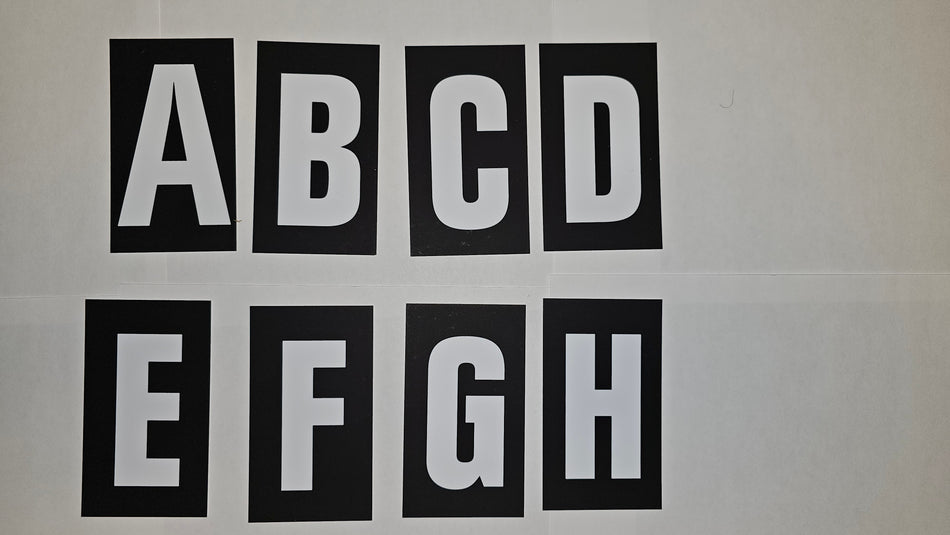 Register Board Letter Set