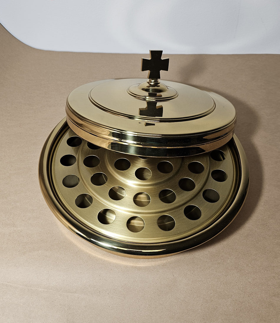 Solid Brass Communion Tray Cover