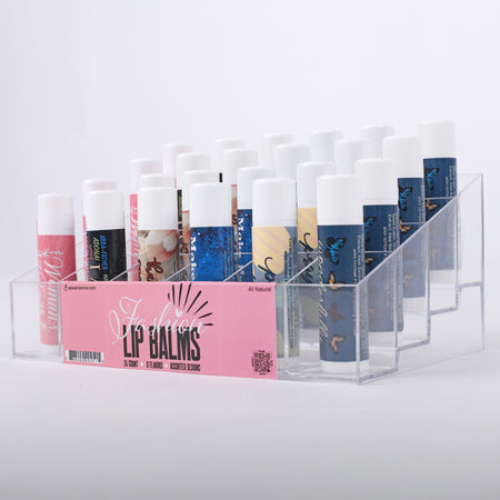 LIP BALM DISPLAY 4 EA OF 6 ASSORTMENT 24