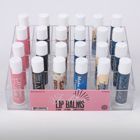 LIP BALM DISPLAY 4 EA OF 6 ASSORTMENT 24