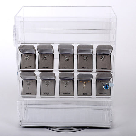 JEWELRY COUNTER DISPLAY 2 SIDE