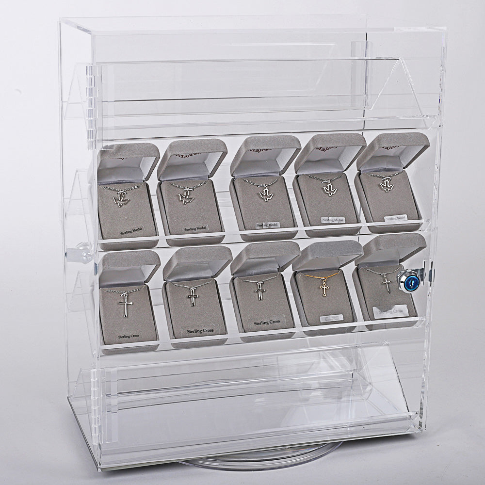 JEWELRY COUNTER DISPLAY 2 SIDE