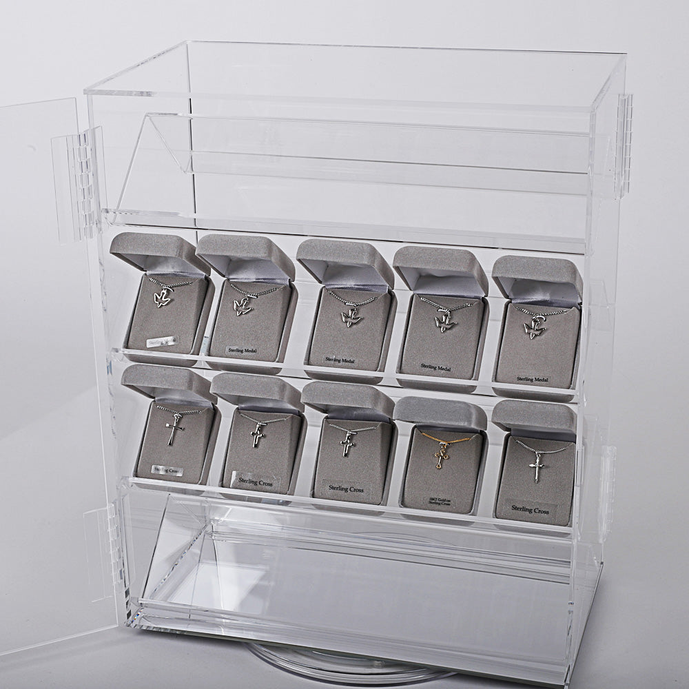 JEWELRY COUNTER DISPLAY 2 SIDE