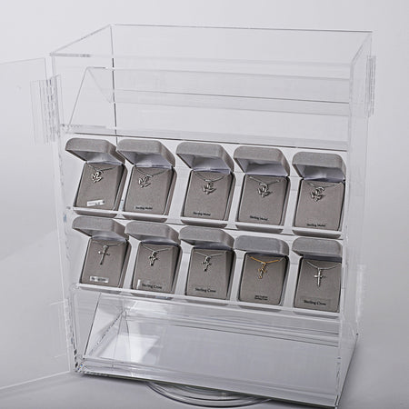 JEWELRY COUNTER DISPLAY 2 SIDE