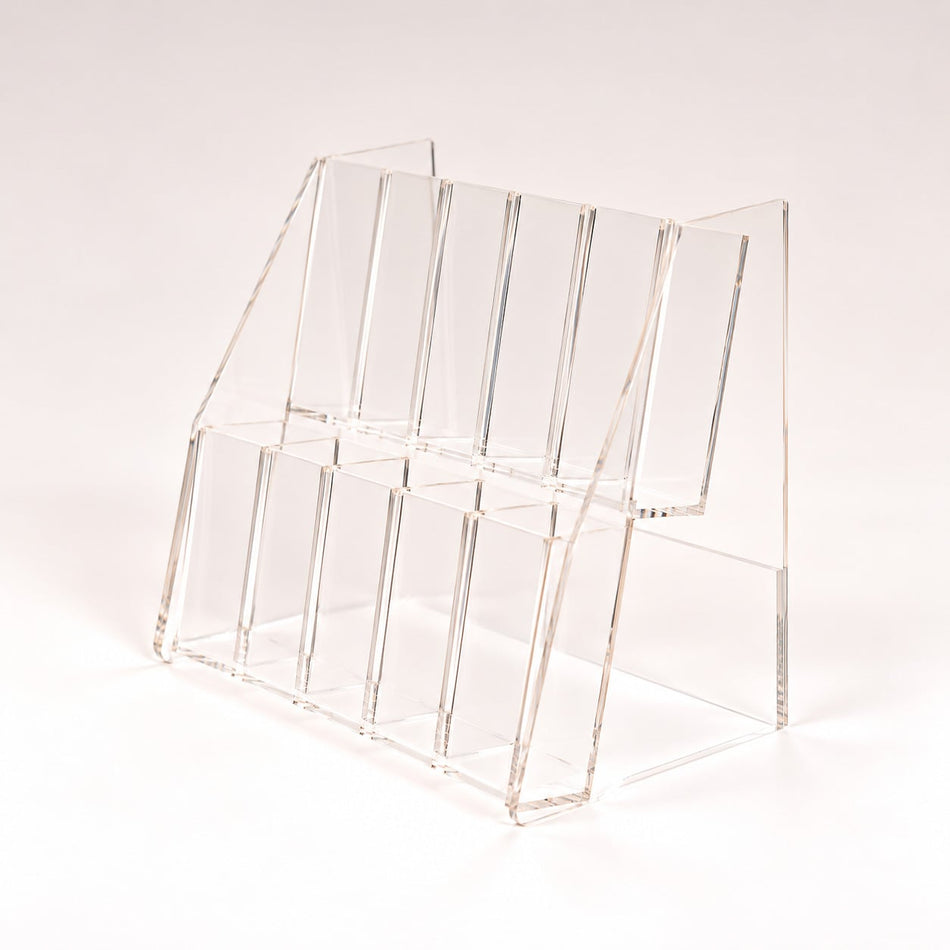 10-Slot Clear Acrylic Nail File Display by Swanson Christian Products, product view 2